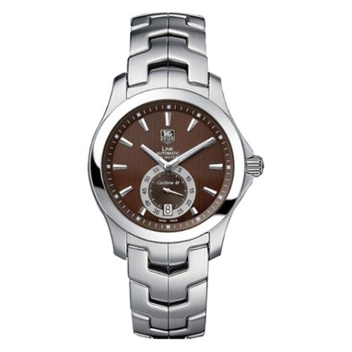 TAG Heuer Link Calibre 6 Stainless Steel / Brown